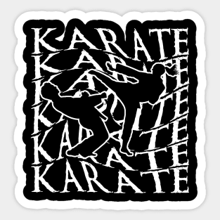 Couple karate Sticker